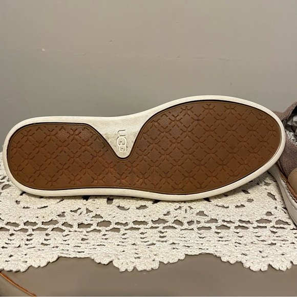 Ugg Adley Perf Slip On Suede and Leather Sneakers 6.5 - Picture 8 of 8
